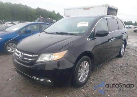 2014 Honda Odyssey Ex z USA, uszkodzony, nr VIN 5FNRL5H42EB082776